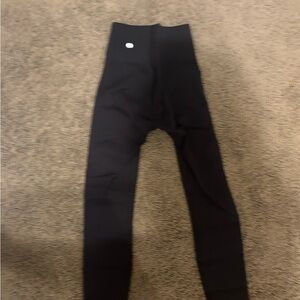 Black Lululemon glow up High-Waist Leggings